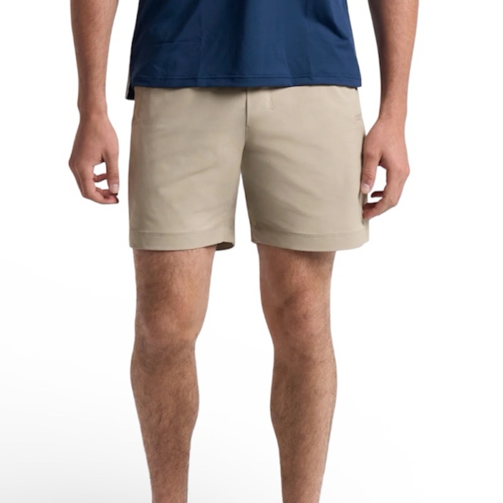 Birddogs Men’s Regular Khaki Athletic Shorts w/ Built-In Liner - Size XL - Picture 3 of 8